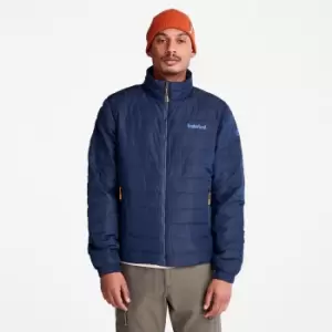 Image of Timberland Axis Peak Water-repellent Jacket For Men In Navy Dark Blue, Size S