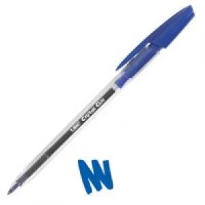 Image of Original Bic Cristal Clic Retractable Ballpoint Pen Blue 850733