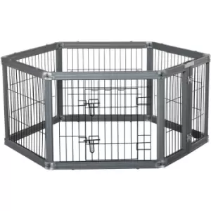 Image of Pawhut - Dog Play Pen 6 Panel Pet Playpen Foldable Rabbit Guinea Pig Run