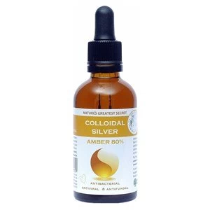 Image of Natureamp39s Greatest Secret Amber Enhanced Colloidal Silver Dropper 100ml