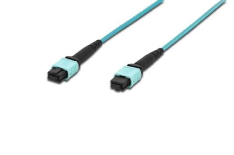 Image of Digitus OM3 MPO/MPO 30m InfiniBand/fibre optic cable MPO/MTP Turquoise