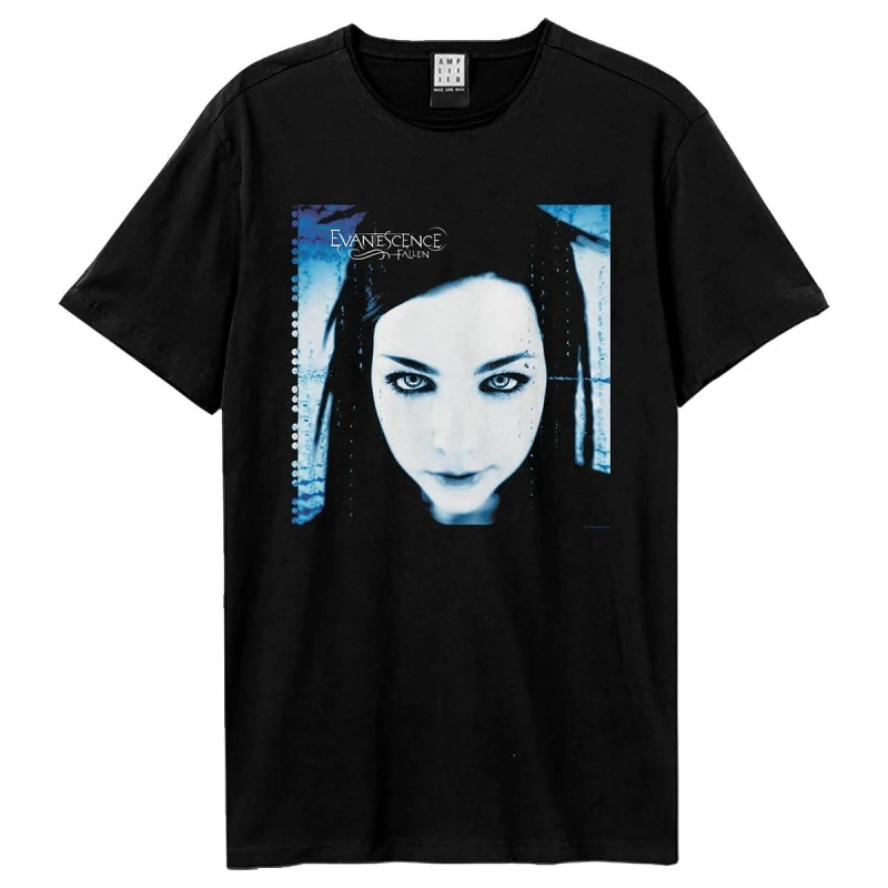 Image of Amplified Amplified Men Fallen Evanescence Logo T-Shirt in Black Size: X-Small Black XS Male 5063852073665