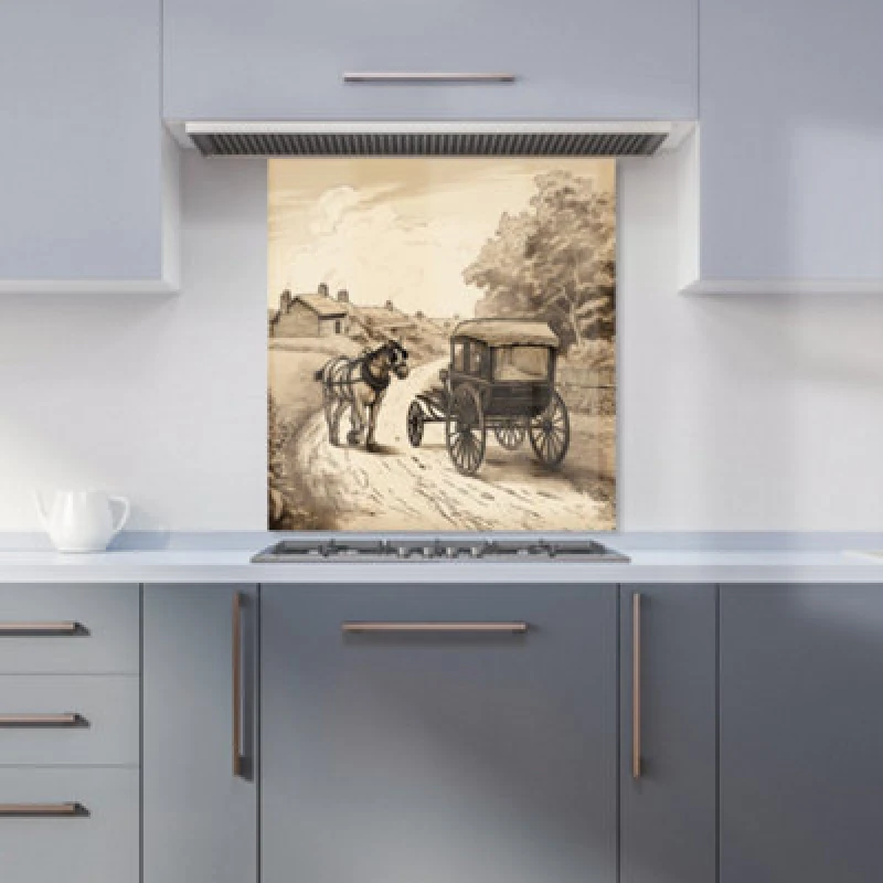 Image of Warren Reed - Designer Blue & White Geometric Pattern Tea Towel in Green Green Unisex