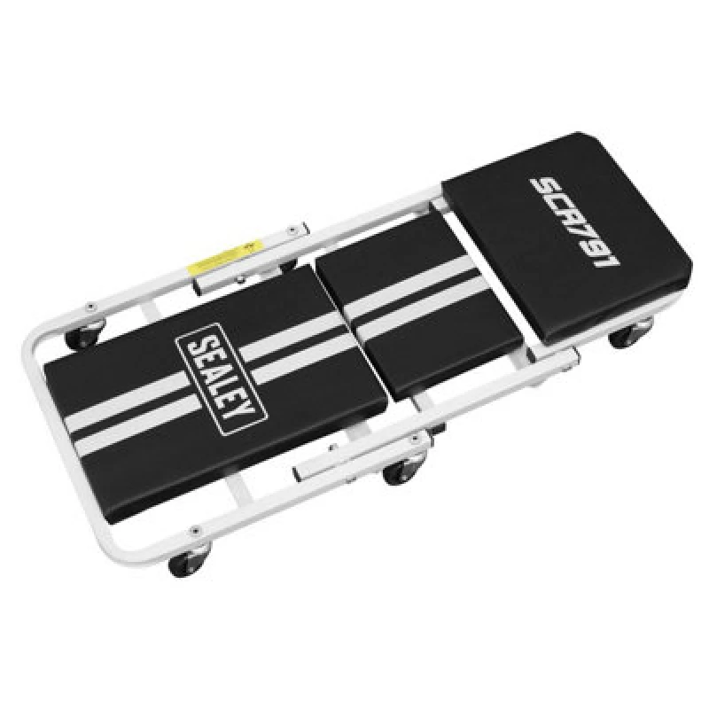 Image of Sealey Compact 2 in 1 Steel Mechanics Creeper and Seat SCR791