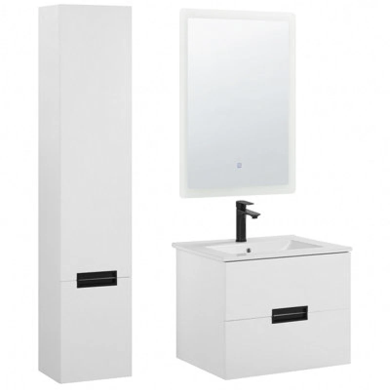 Image of Beliani Bathroom Vanity Set Tudela White
