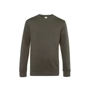 Image of B&C Mens King Crew Neck Sweater (XL) (Khaki)