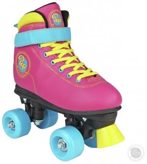 Image of Pop Squad Pink Malibu Quad Skate Size Junior 13