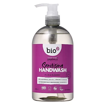 Image of Bio-D Plum & Mulberry Sanitising Hand Wash 500ml