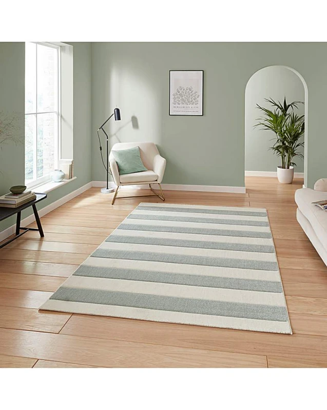 Image of Catherine Lansfield Cove Stripe Modern Linear Rug