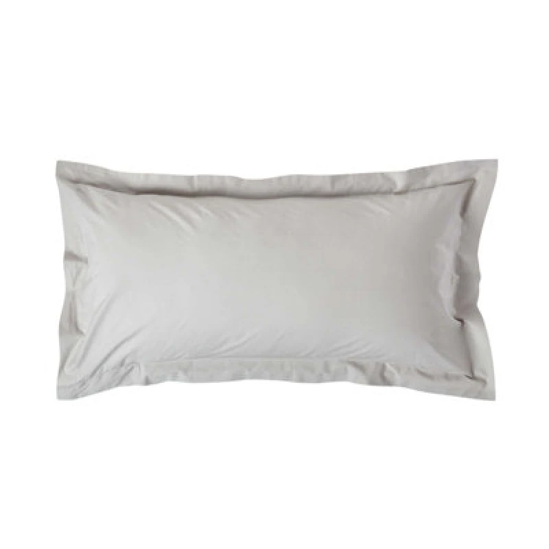 Image of Homescapes Egyptian Cotton Oxford Pillowcase 200 TC, King Size Silver