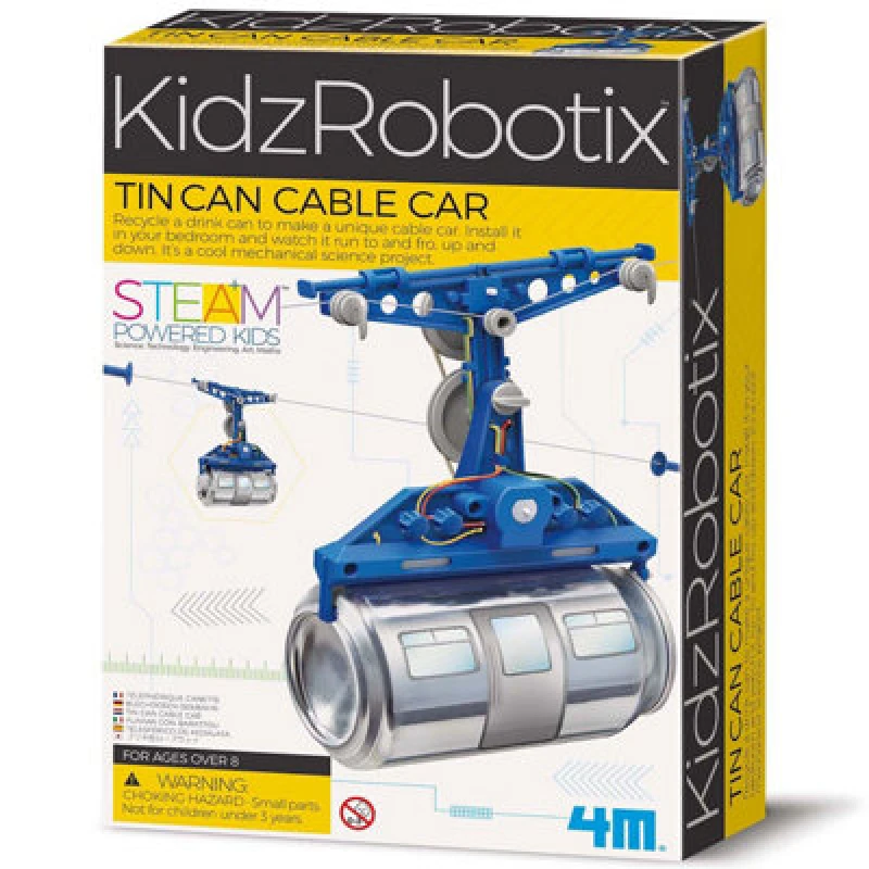 Image of 4M Kidzrobotix - Tin Can Cable Car