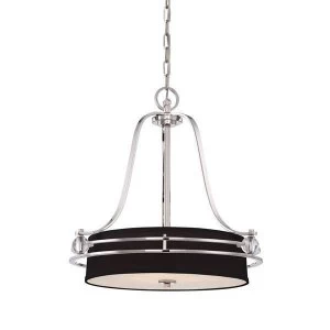 Image of 4 Light Ceiling Pendant Imperial Silver, E27