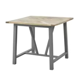 Image of Nordic Grey Collection Square Dining Table