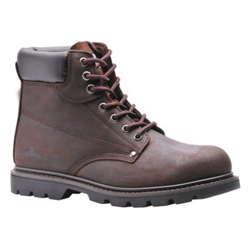 Image of Portwest Steelite SB HRO Welted Safety Boots FW17BRR42 Colour: Brown