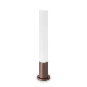 Image of Edo Outdoor Bollard Lamp 1 Light Coffee IP44