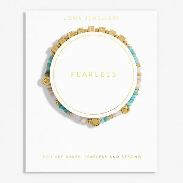 Image of Happy Little Moments Fearless Gold Plated 17.5cm Bracelet 7088