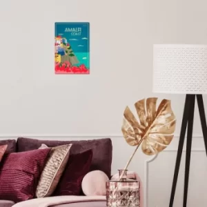 Image of Italy 2 Multicolor Decorative Metal Wall Accessory