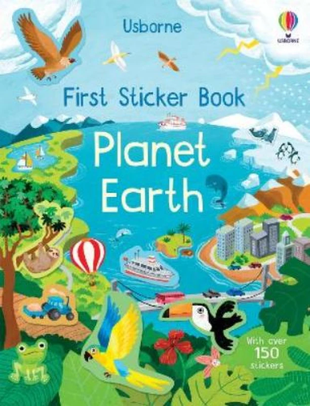 Image of planet earth first sticker book 9781474998987
