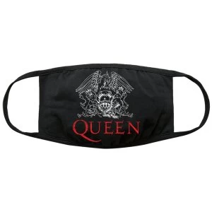 Image of Queen - Logo Face Mask - Black