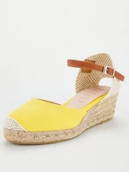 Image of Office Miller Espadrille Wedge - Yellow
