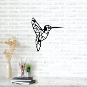 Image of Bird Black Decorative Metal Wall Accessory