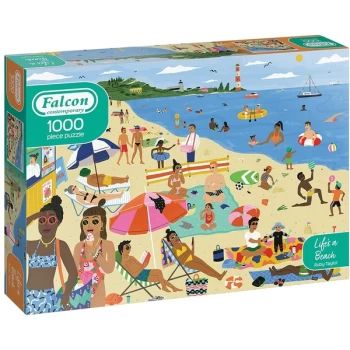 Image of Falcon Contemporary Life&rsquo;s A Beach Jigsaw Puzzle - 1000 Pieces