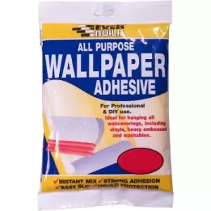 Image of EverBuild All purpose wallpaper paste Each pack 10 Roll Coverage