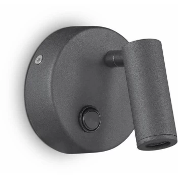 Image of Ideal Lux Lighting - Ideal Lux Page - LED 1 Light Reading Lamps Black