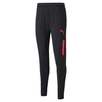 Image of Puma Individual Cup Track Pants Mens - Black/Sunblaze