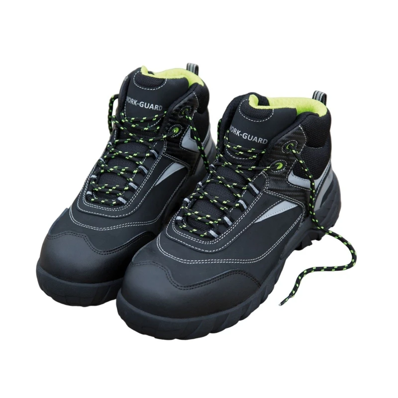 Image of Result Result Men Blackwatch Nubuck Safety Boots Size: 7 Black 7 Male 5063527499295