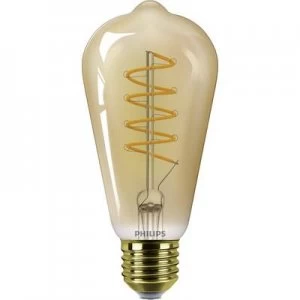 Image of Philips LED (monochrome) EEC A (A++ - E) E27 Custom 5.5 W = 25 W Warm white (Ø x L) 6.4cm x 14cm dimmable