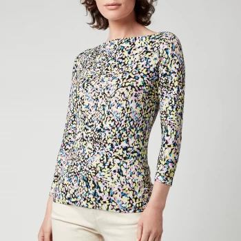 Image of Ted Baker Womens Normma Half Sleeve Flec T-Shirt - Black - UK 12