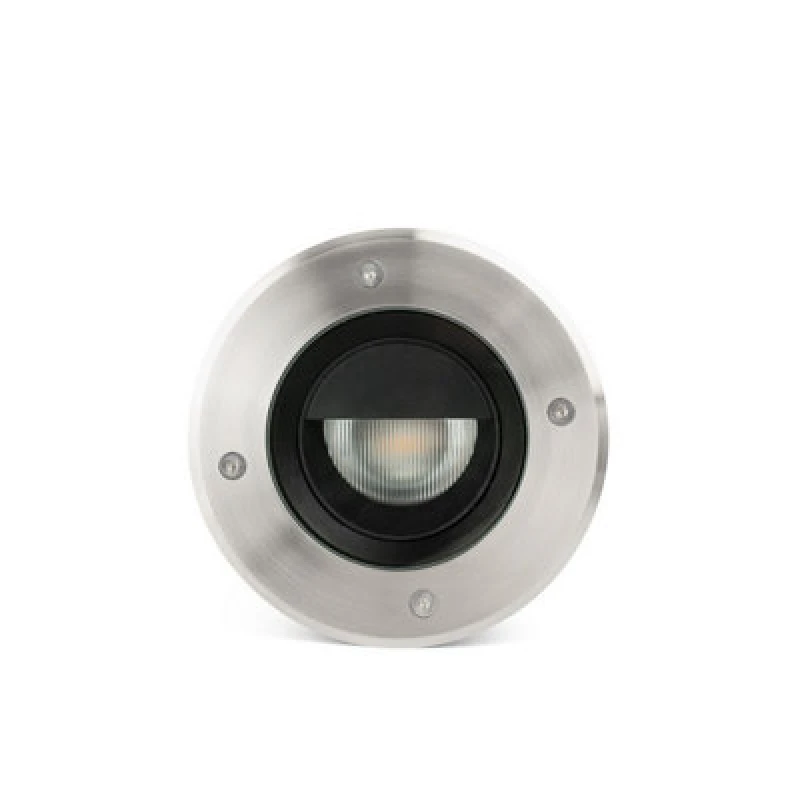 Image of Geiser 18cm Outdoor Recessed Wall Lamp Satin Stainless 3000K IP67