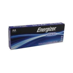 Image of Energizer Ultimate Lithium AA Battery LR06 1.5V Pack of 10 Batteries