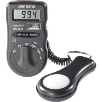 Image of Voltcraft MS-1300 Digital Luxmeter 0.1 - 50 000 lx