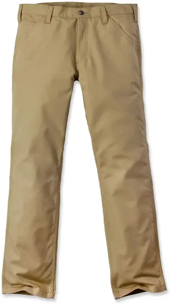 Image of Carhartt Rugged Stretch Canvas Pants, beige, Size 33