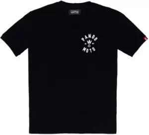 Image of Pando Moto Mike Moto Wing 1 T-Shirt, black, Size S, black, Size S