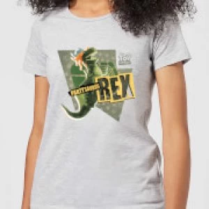 Image of Toy Story Partysaurus Rex Womens T-Shirt - Grey - L