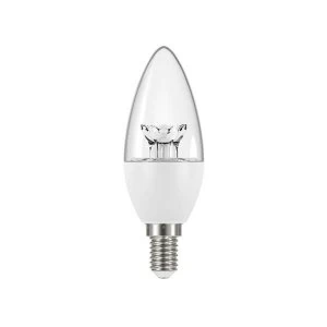 Image of Energizer LED SES (E14) Clear Candle Dimmable Bulb, Warm White 470 lm 5.9W