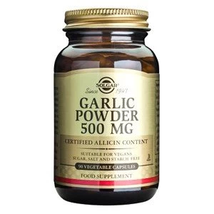 Image of Solgar Garlic Powder 500 mg Vegetable Capsules 90 Vegicaps