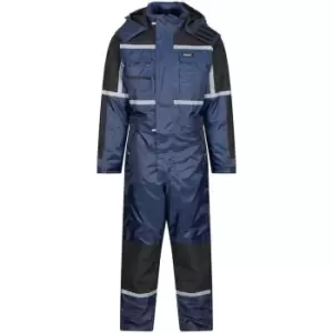 Image of Regatta Unisex Adult Pro Waterproof Overalls (L) (Navy)