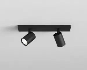 Image of Ascoli Twin Spotlight Matt Black, GU10