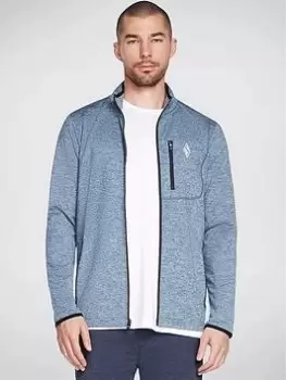 Image of Skechers Ultra Go Equalizer Jacket, Light Blue, Size L, Men