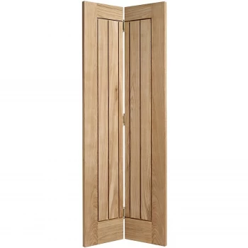 Image of Mexicano Internal Bi-fold Prefinished Oak Door - 686 x 1981mm