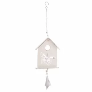 Image of Metal Birdhouse With Butterfly Cutout by Heaven Sends