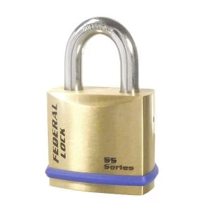 Image of Federal 720 B Series Solid Brass Padlock
