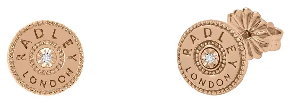 Image of Radley RYJ1300 Hatton Gardens Stud Earrings Rose Jewellery