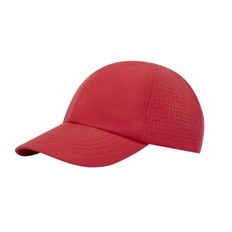 Image of Elevate NXT Mens Mica 6 Panel Cool Fit Cap in Red Red Male One Size