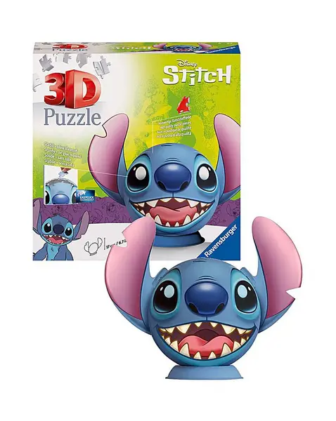 Image of Stitch with Ears 3D Puzzle Ball, 72pc