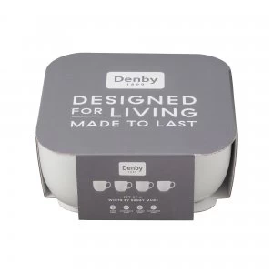 Image of Denby White by Denby Mugs Set of 4